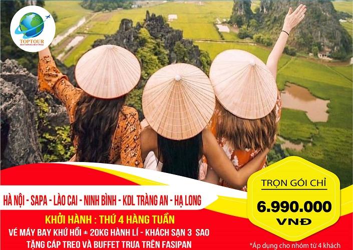 Tour Du Lịch Hà Nội – Sapa – Lào Cai – KDL Tràng An – Hạ Long 5 Ngày 4 Đêm