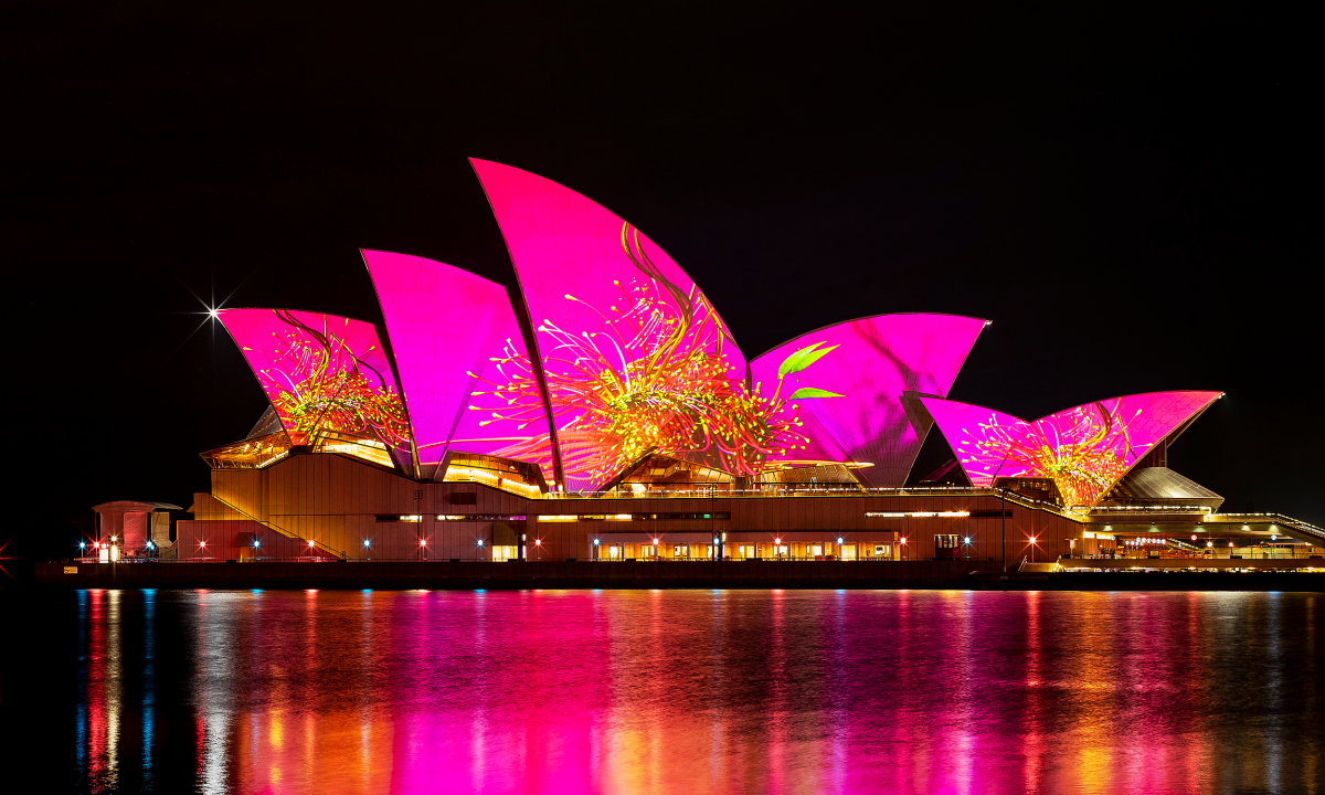 Lễ hội Vivid Sydney: Trải nghiệm ánh sáng rực rỡ trong lòng thành phố nước Úc | TOPTOUR